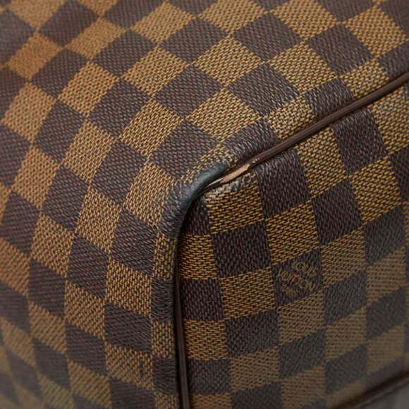 LOUIS VUITTON Brown Damier Leather Shoulder Bag